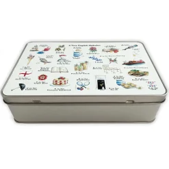 A Very English Alphabet Storage Tin