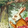 Alice In Wonderland - The Cheshire Cat Greetings Card