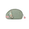 Aqua Herringbone Rabbit Purse
