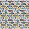Aquarium Cotton Tea Towel