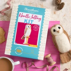 Barn Owl Needle Felting Kit