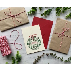 Bauble Christmas Card