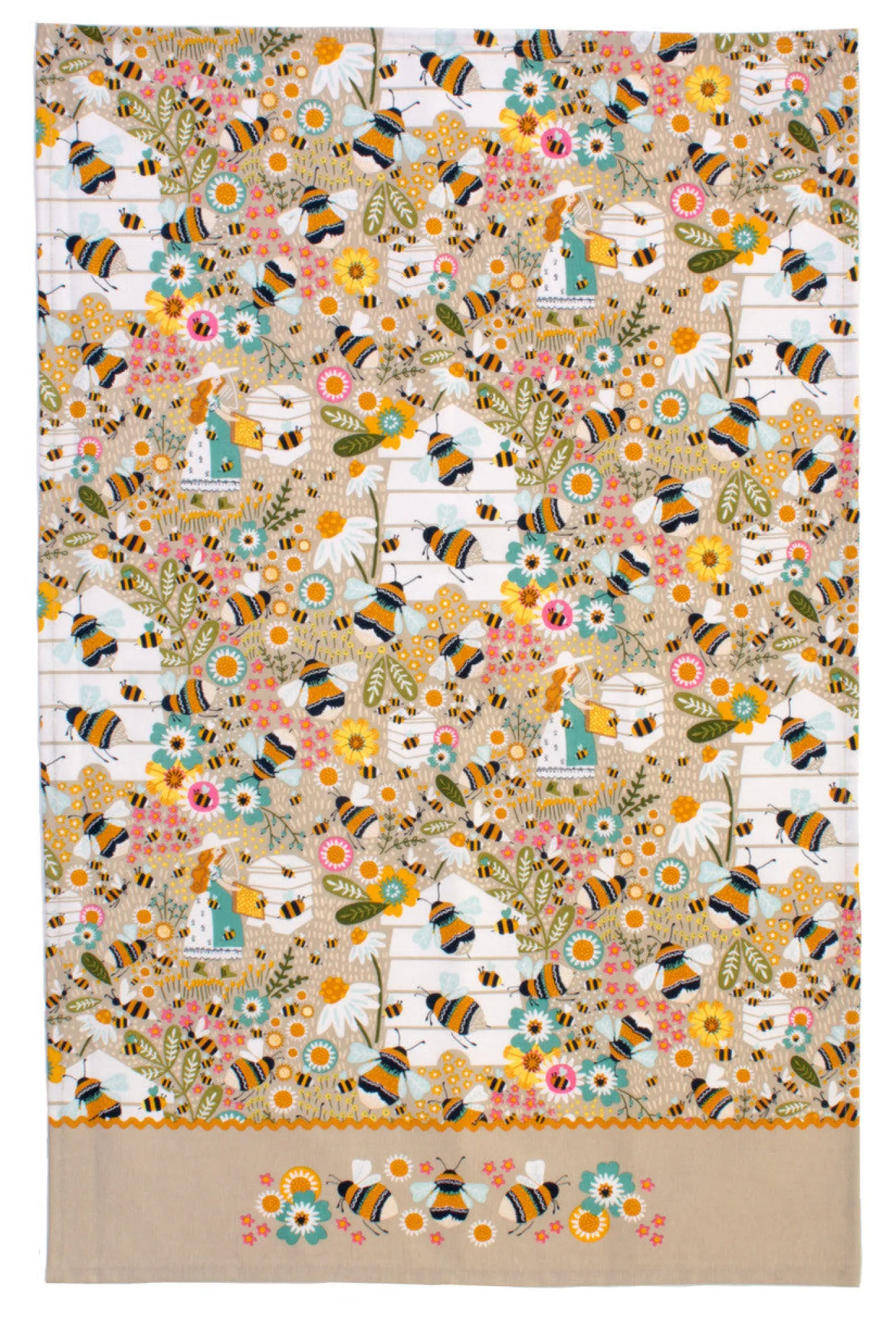 Bee Keeper Cotton Tea Towel