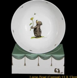 Bee Mine Bone Large China Bowl