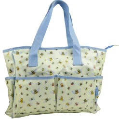 Bees Large Oilskin Pocket Bag
