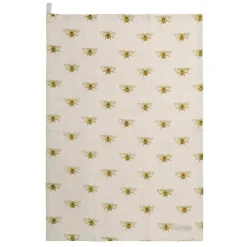 Bees Linen Tea Towel