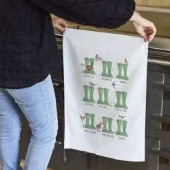 Bird Watching Tea Towel by This Is Nessie