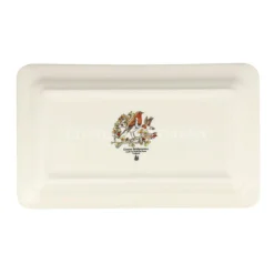 Birds in the Hedgerow Rosehip & Robin Medium Oblong Plate