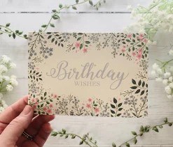 Birthday Wishes Meadow Greeting Card
