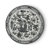 Black Regal Peacock Small Plate 7 in