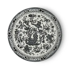 Black Regal Peacock Small Plate 7 in