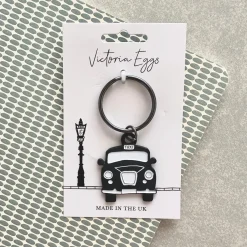 Black Taxi Keyring