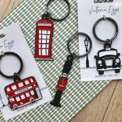 Black Taxi Keyring