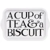 Black Toast Small Tin Tray