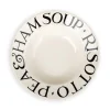 Black Toast Soup Plate