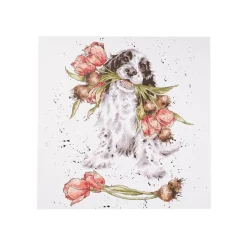 'Blooming with Love' Spaniel Paint by Numbers Kit