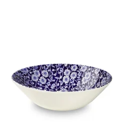 Blue Calico Cereal Bowl