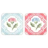 Boho Floral Coasters - Set of 4