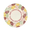 Bright Easter Eggs Hot Cross Buns 8 1/2 Inch Plate