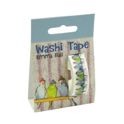 Budgies in Beanies 15mm Washi Tape