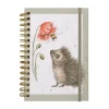 'Busy as a Bee' Hedgehog Spiral Bound Notebook