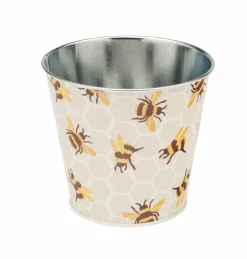 Buttercup Set 3 Round Tin Herb Pots