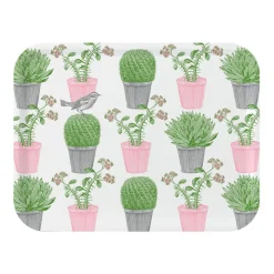 Cactus & Bird Large Tray