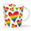 Cairngorm Rainbow Hearts Mug