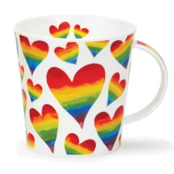 Cairngorm Rainbow Hearts Mug