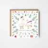 Candy Cane Ducks Christmas Card