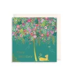 Cat & Tree Greeting Card by Sara Miller