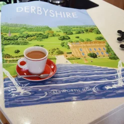 Chatsworth House - Derbyshire Tea Towel
