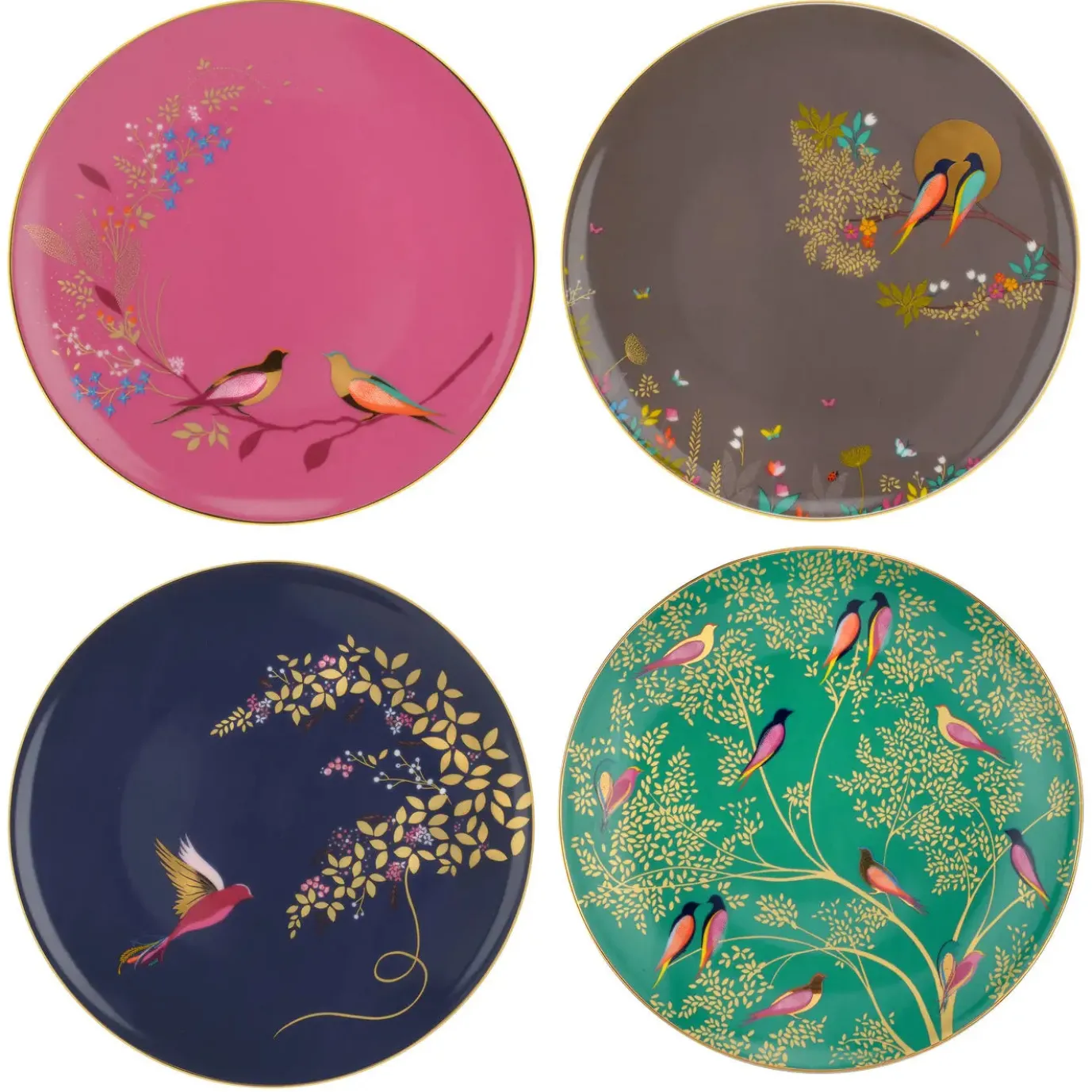 Chelsea Collection Plates - Set of 4