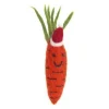Christmas Carrot with Hat Felt Decoration