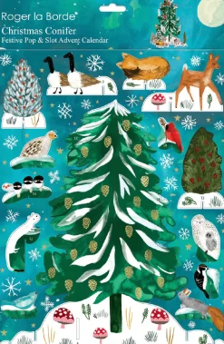Christmas Conifer Pop and Slot Advent
