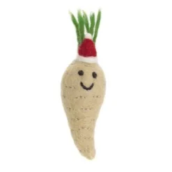 Christmas Parsnip with Hat Felt Decoration