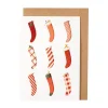 Christmas Stockings Greetings Card