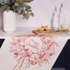 Christmas Wreath Tea Towel