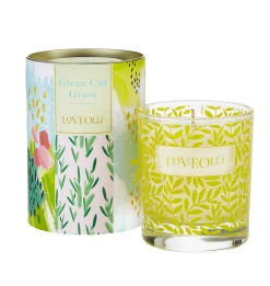 Clean Cut Grass Signature Candle in Glass