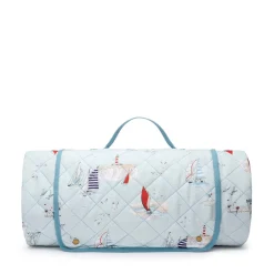 Coastal Boats Picnic Blanket