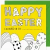 Colouring In "Happy Easter" Card