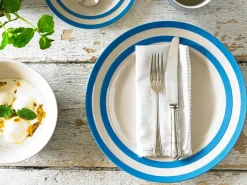 Cornishware 11.5 in Dinner Plate