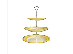 Cornishware Three-Tier Cake Stand