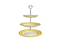 Cornishware Three-Tier Cake Stand