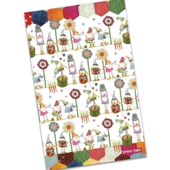 Crafting Gnomes Tea Towel