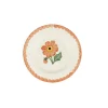 Dahlia Hand-Stamped  6 1/2 inch Plate