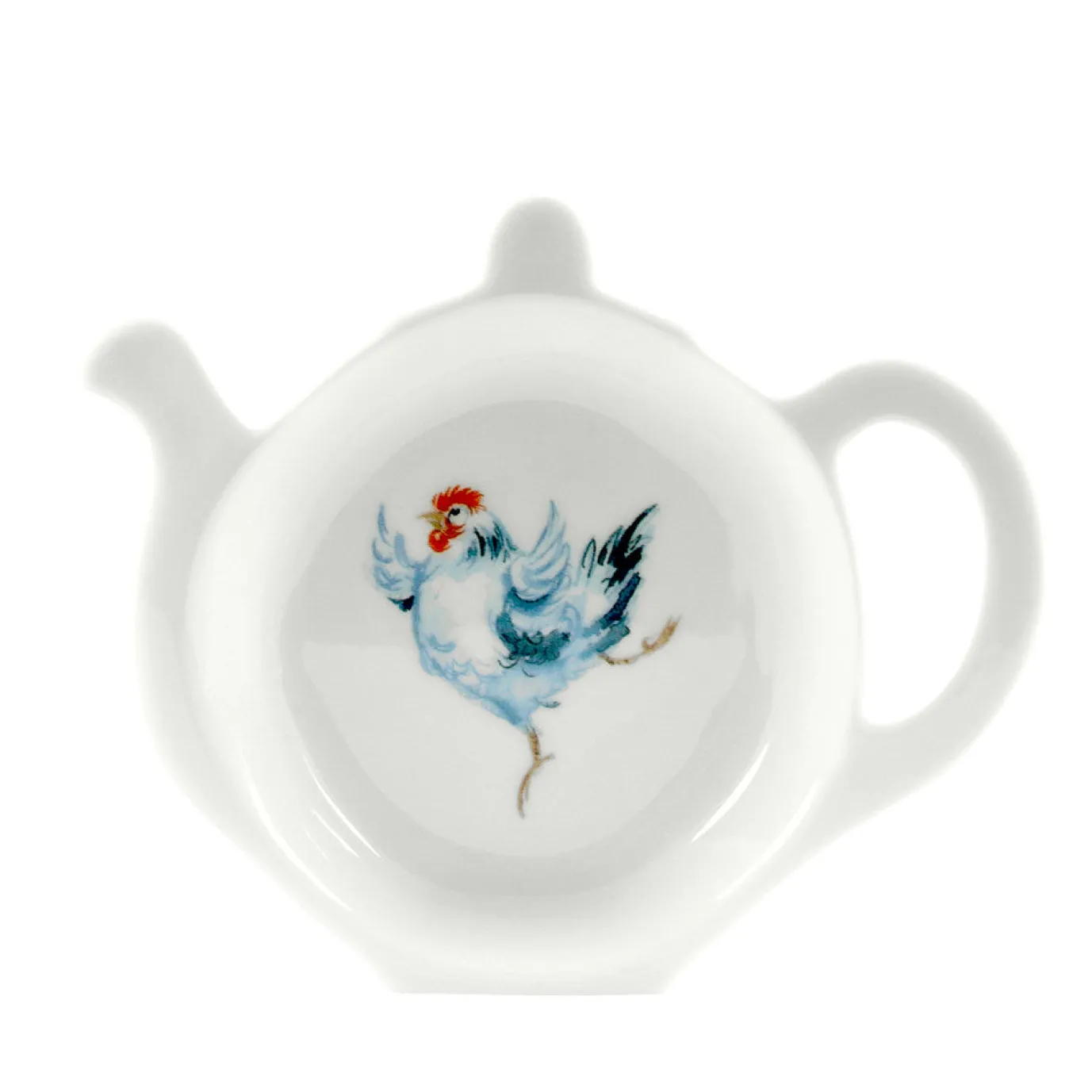 Dancing Hen Bone China Tea Bag Tidy