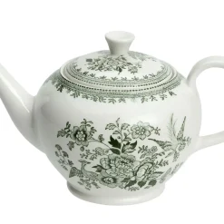 Dark Green Asiatic Pheasants Teapot Large