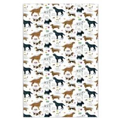 Dog Breeds Cotton Tea Towel