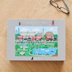 Dog Walkers of London Jigsaw Puzzle